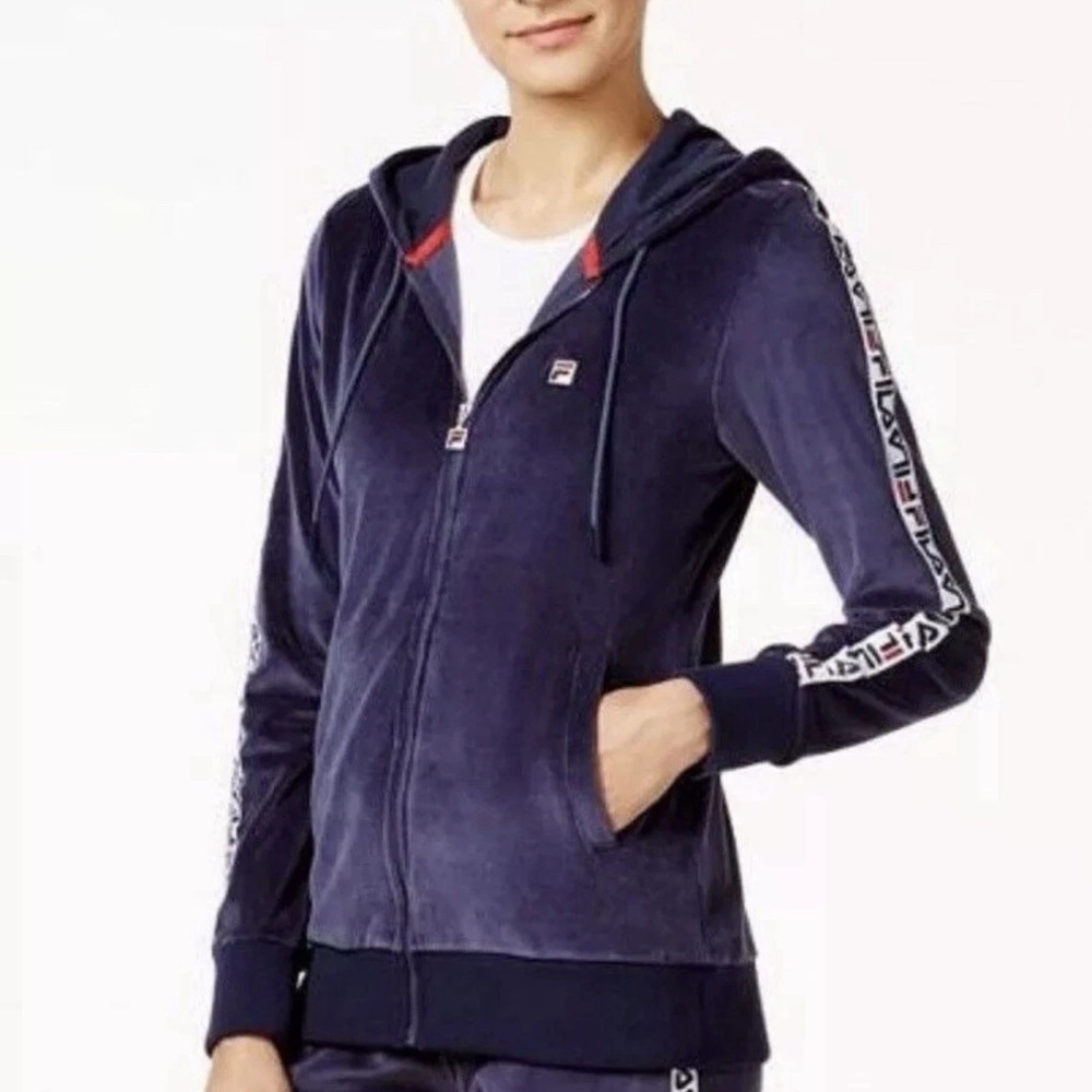 FILA Navy Blue Tracksuit Set with Logo - Picture 5 of 8